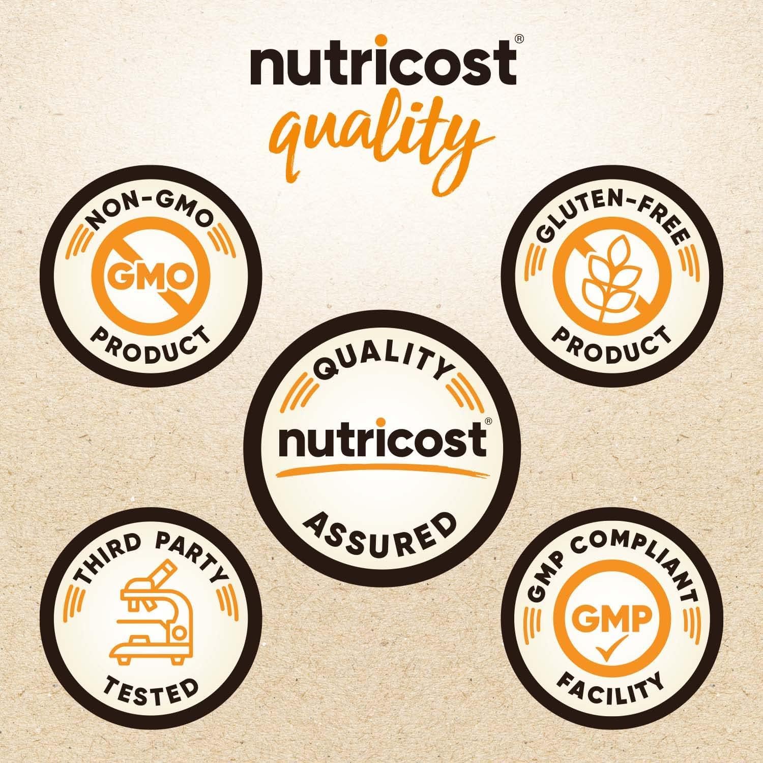 Texture fine de Nutricost Protéine de Pois, parfait pour smoothies.