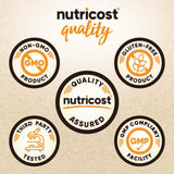 Texture fine de Nutricost Protéine de Pois, parfait pour smoothies.