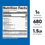 Poudre psyllium Nutricost texture fine prête à se mélanger dans les boissons.