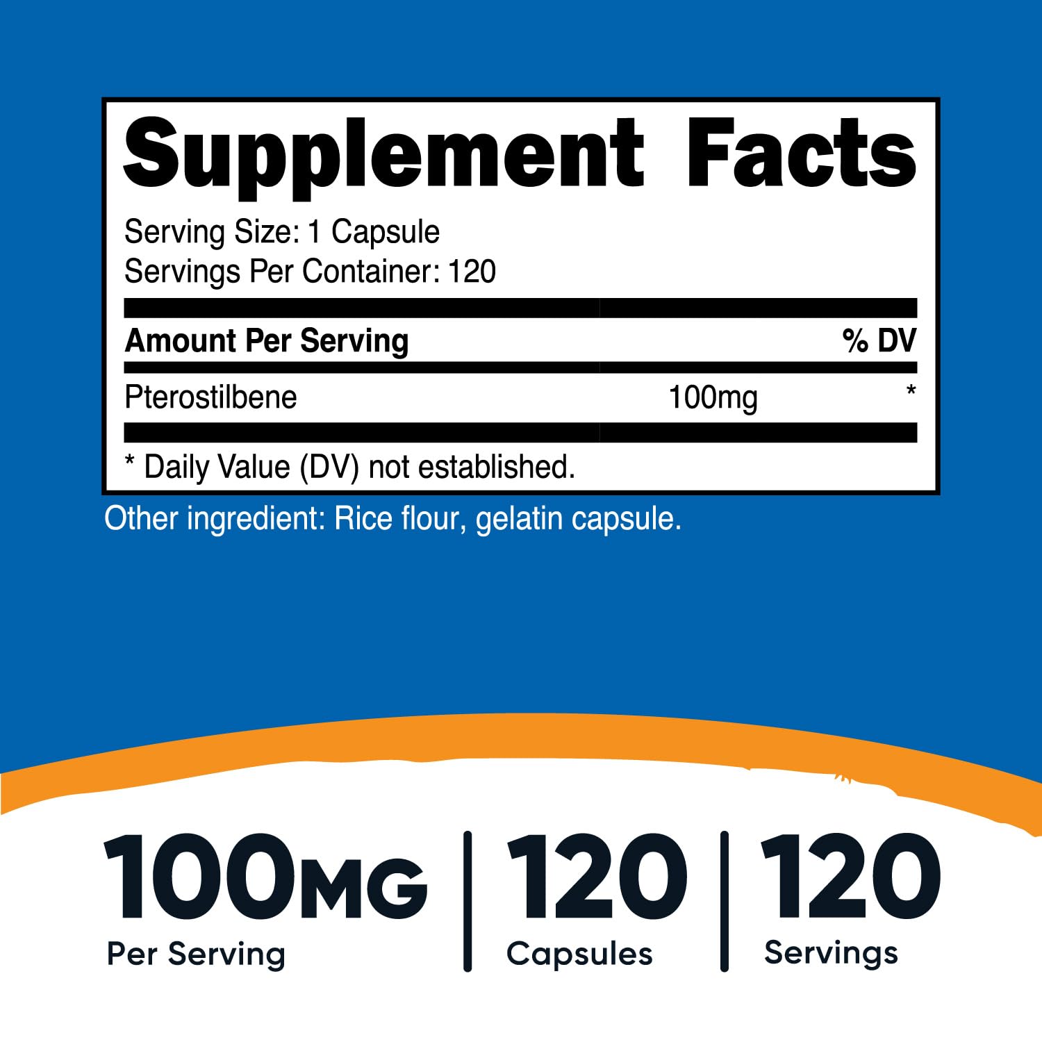 Nutricost Pterostilbene – capsules ouvertes, faciles à prendre au quotidien.