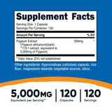 Nutricost Pygeum extrait 10:1, capsule unique facilitant votre routine.