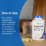Nutricost Quercetine 880mg - Ingrédient-quercetine: extrait naturel pour usage quotidien.