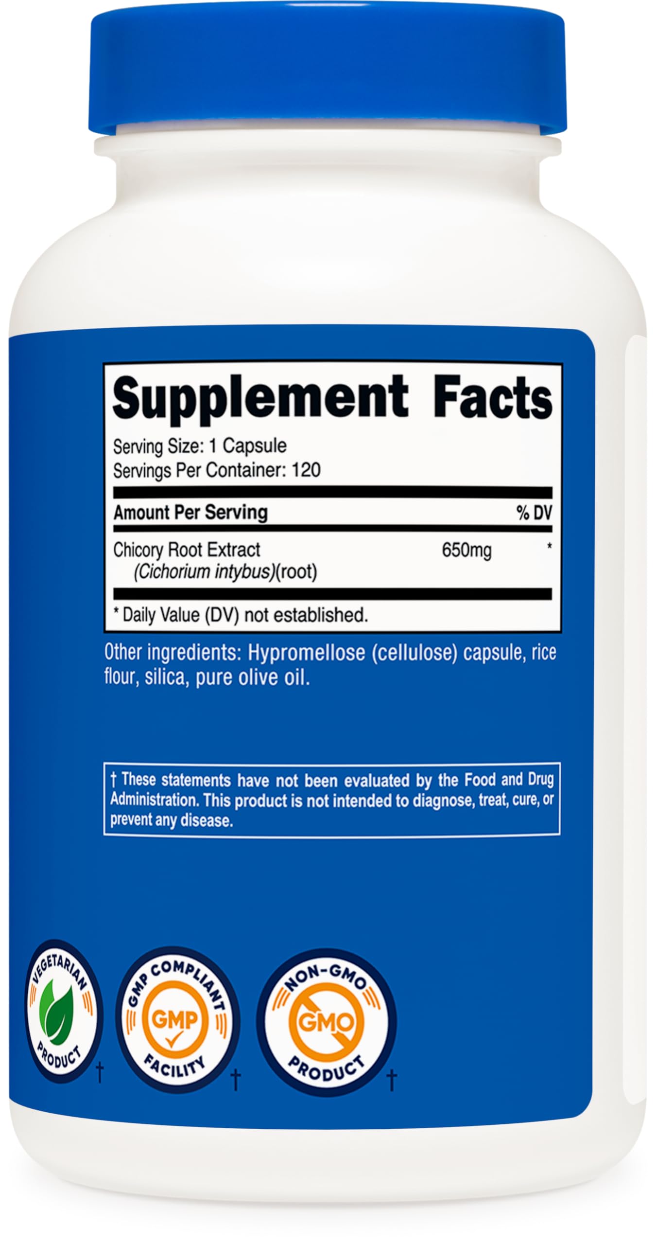 Nutricost Racine de Chicorée – rangement pratique et sûr au quotidien.