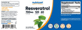 Nutricost Resveratrol 700mg – contrôle de qualité et tests tiers