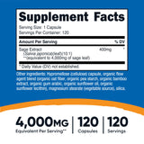 Nutricost Sauge Extrait: bouteille de 120 capsules prête à être utilisée au quotidien.