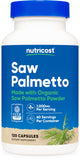 Nutricost Saw Palmetto, bouteille : pratique pour votre routine quotidienne naturelle.