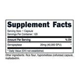 Capsules Nutricost Serrapeptase faciles à intégrer au rituel quotidien.