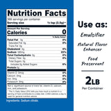 Nutricost Citrate de sodium – emulsifiant fromage pour sauces onctueuses