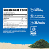Nutricost Spiruline 3 000 mg, capsules faciles à prendre dans la journée.