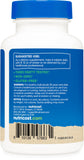 Nutricost Spiruline Chlorelle – format végane, sans OGM et sans gluten.