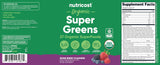 Nutricost Poudre Bio Super Aliments Verts pour smoothies et jus, fibres et probiotiques potentiels