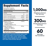 Capsules Nutricost Sureau et Gingembre faciles à intégrer au quotidien.