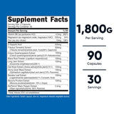 Nutricost Testosterone Support Complex, capsules, intégration facile dans la routine quotidienne.