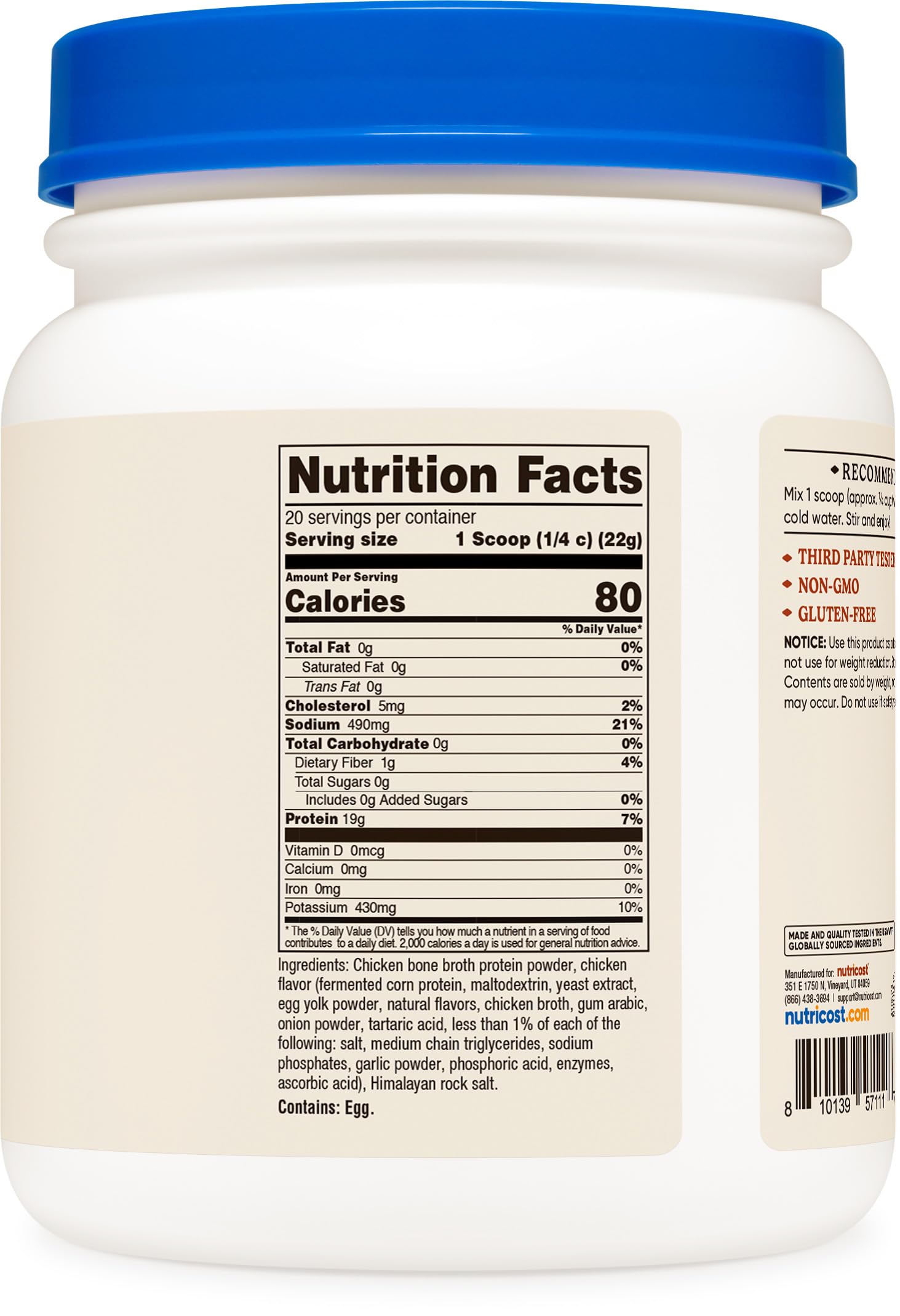 Nutricost Tests Tiers: sécurité et contrôle qualité vérifiés indépendamment.