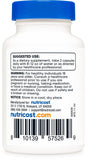 Nutricost Theacrine étiquette: dosage clair et instructions simples