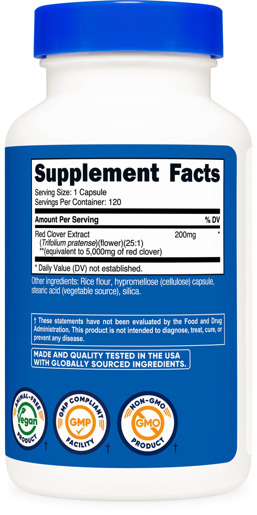 Nutricost Trèfle Rouge Usine Certifie NSF GMP FDA: qualite produite dans un cadre certifie