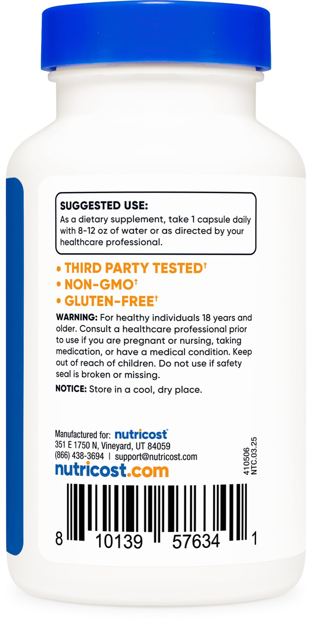 Nutricost Trèfle Rouge Vegane Sans Gluten Sans OGM: option naturelle adapte a divers regimes