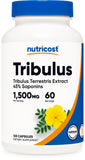 Nutricost Tribulus Terrestris 1500 mg – bouteille prête à l'emploi pour vos routines quotidiennes