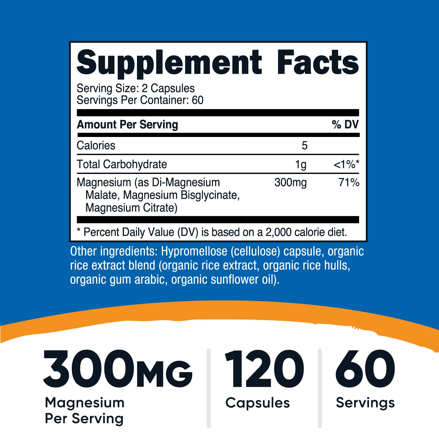 Nutricost Triple Magnésium Complex — capsules faciles à avaler, intégration simple à votre routine.