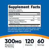 Nutricost Triple Magnésium Complex — capsules faciles à avaler, intégration simple à votre routine.