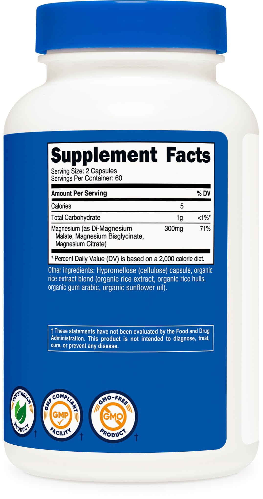 Nutricost Triple Magnésium Complex — détails du produit et bénéfices potentiels pour le quotidien.