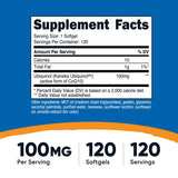 Nutricost ubiquinol gélules, capsules quotidiennes, soutien potentiel à votre routine bienetre