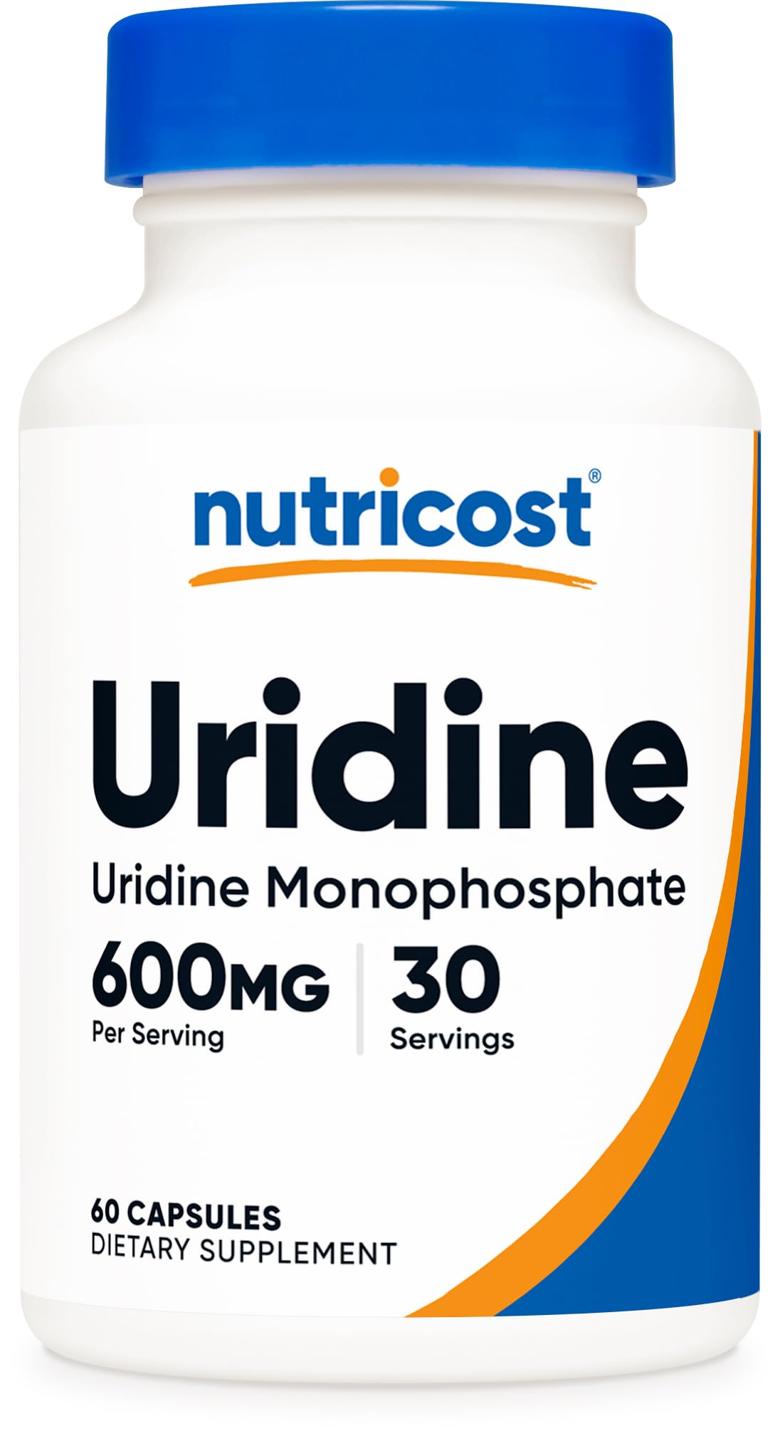 Nutricost UMP, bouteille de 60 capsules, pratique à ajouter à votre routine quotidienne.