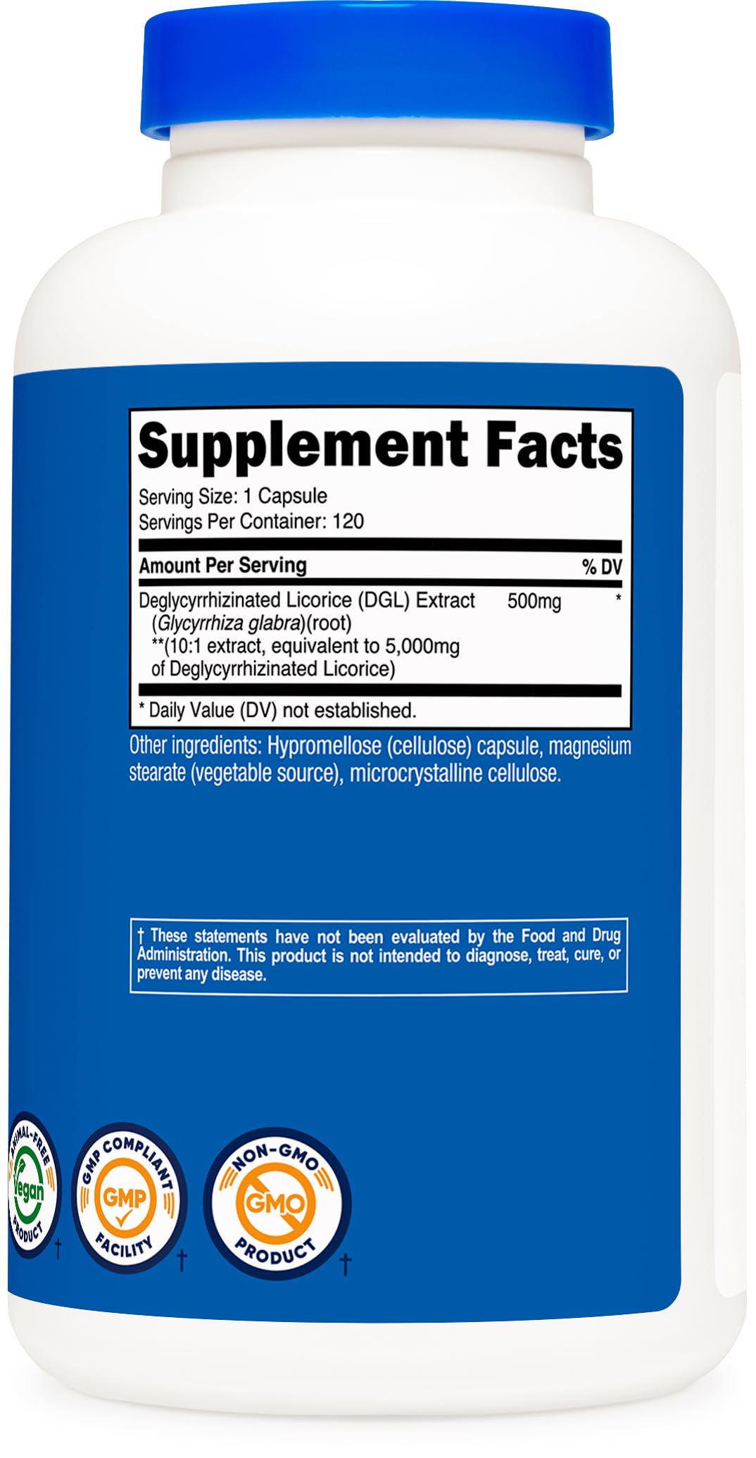 Utilisation quotidienne Nutricost DGL: capsule pratique et rapide