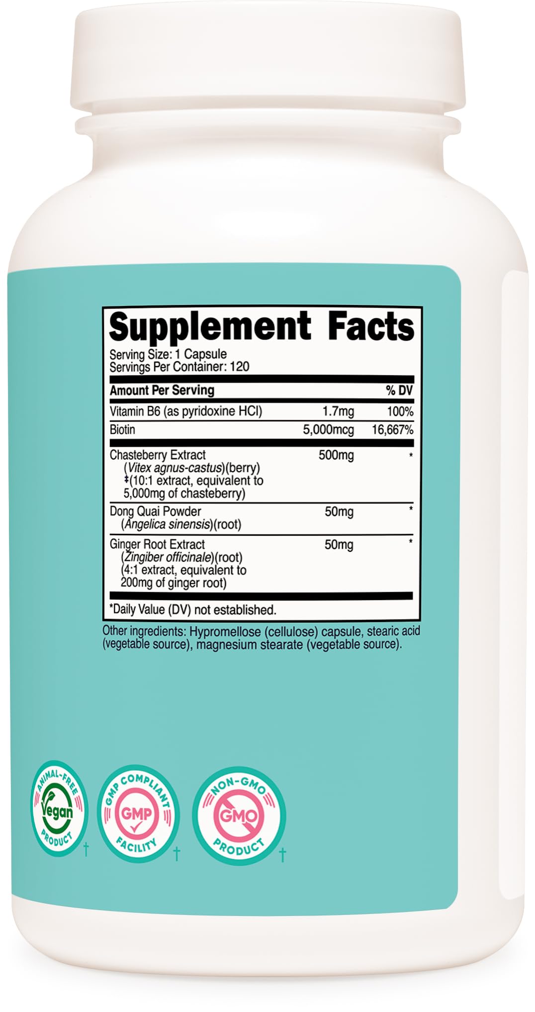 Utilisation quotidienne des gélules Nutricost chasteberry dans une routine bien-être.