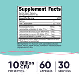 Nutricost Probiotique Vaginal, emballage pratique, sans OGM et sans gluten.