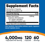 Nutricost Valeriane: dose par bouteille, faciles à prendre pour une routine relaxante.