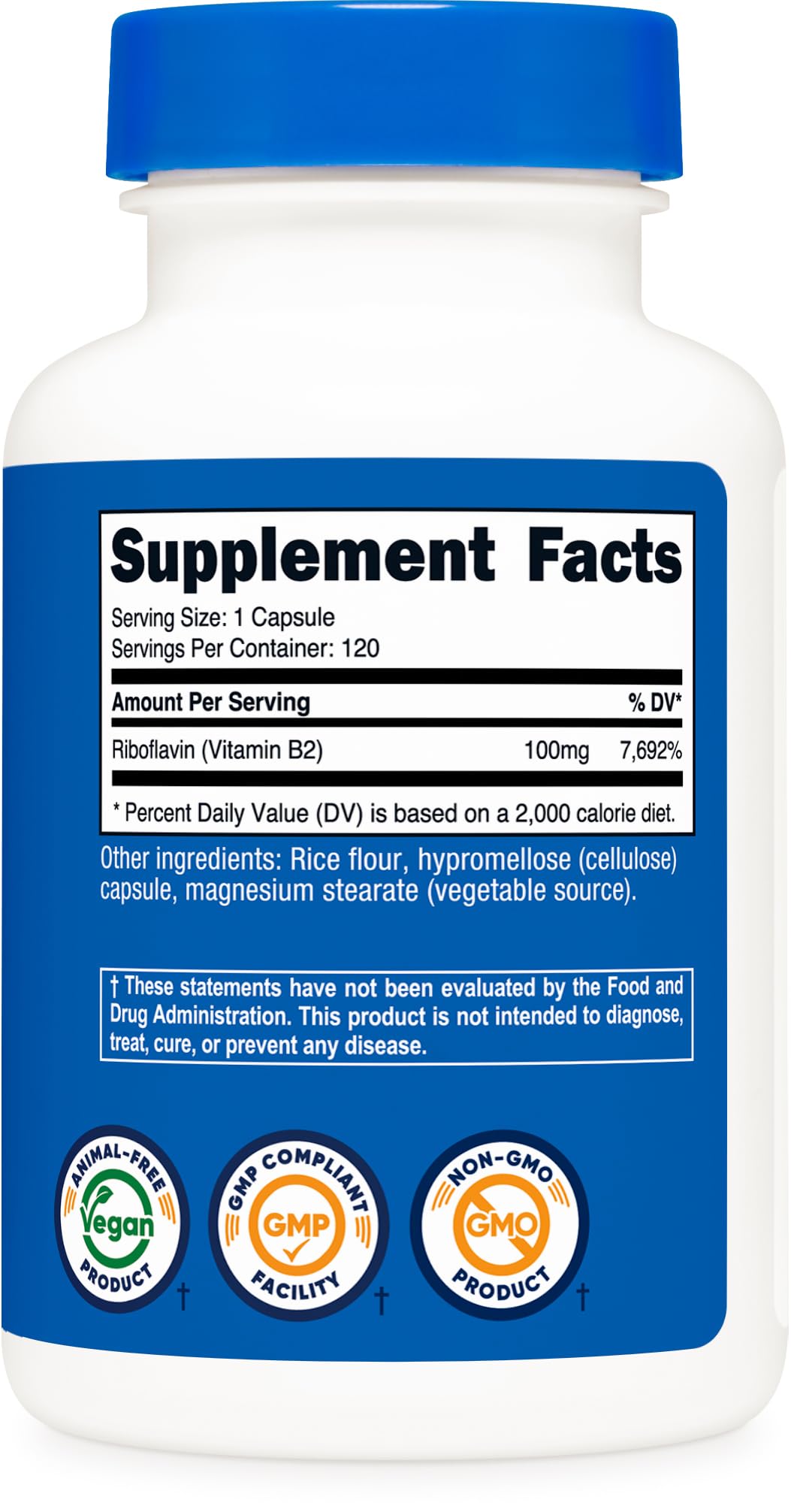 Site de production certifié Nutricost Vitamine B2, rigueur et bonnes pratiques.