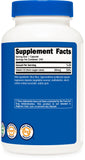 Étiquette et emballage Nutricost Vitamine D2, flacon de 240 gélules.