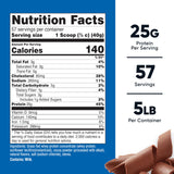 Nutricost protéine lactosérum chocolat 5lbs: bouteille ouverte facilite le mélange rapide