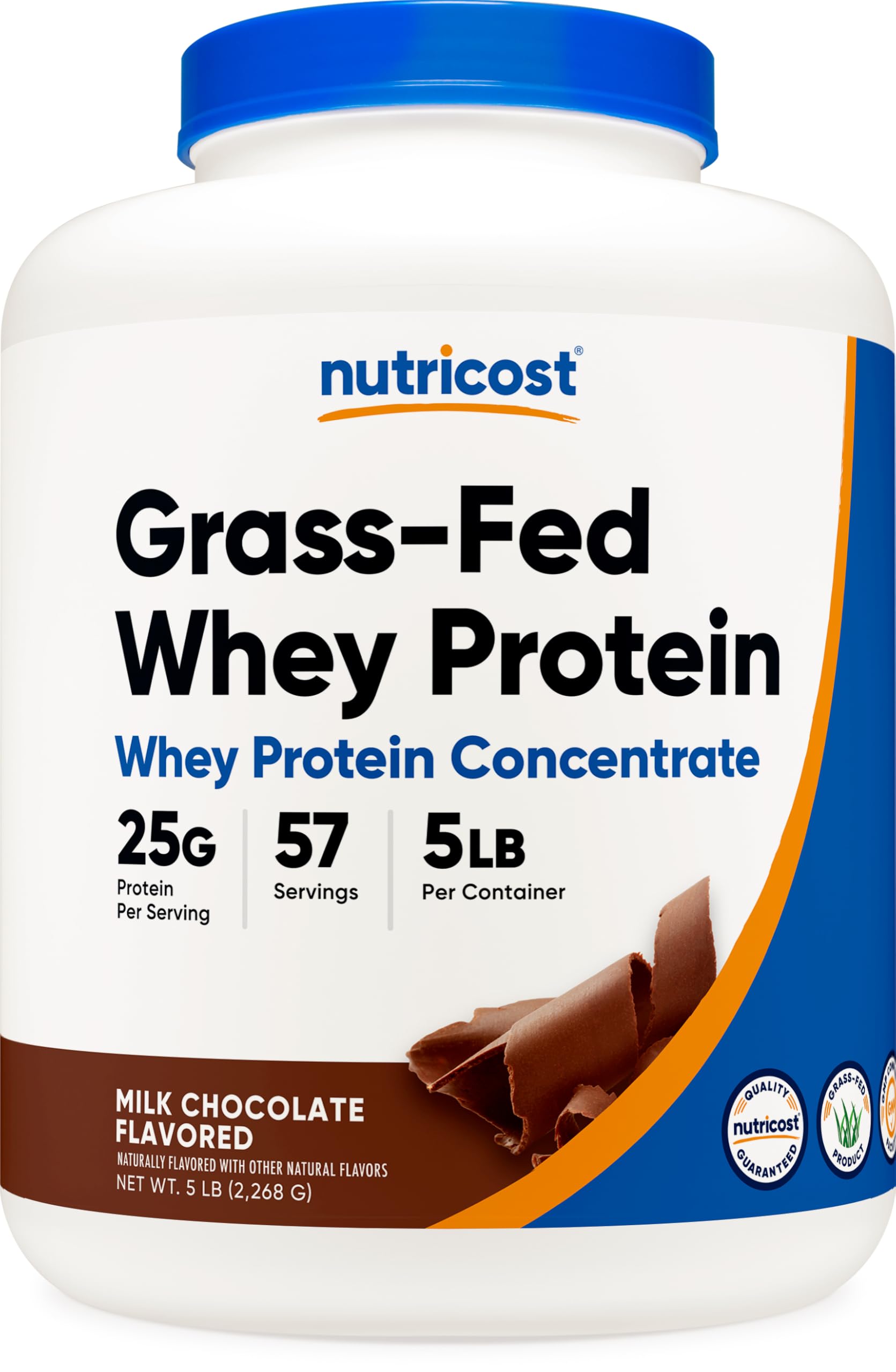 Nutricost protéine lactosérum chocolat 5lbs: bouteille prête à mélanger après l'entraînement