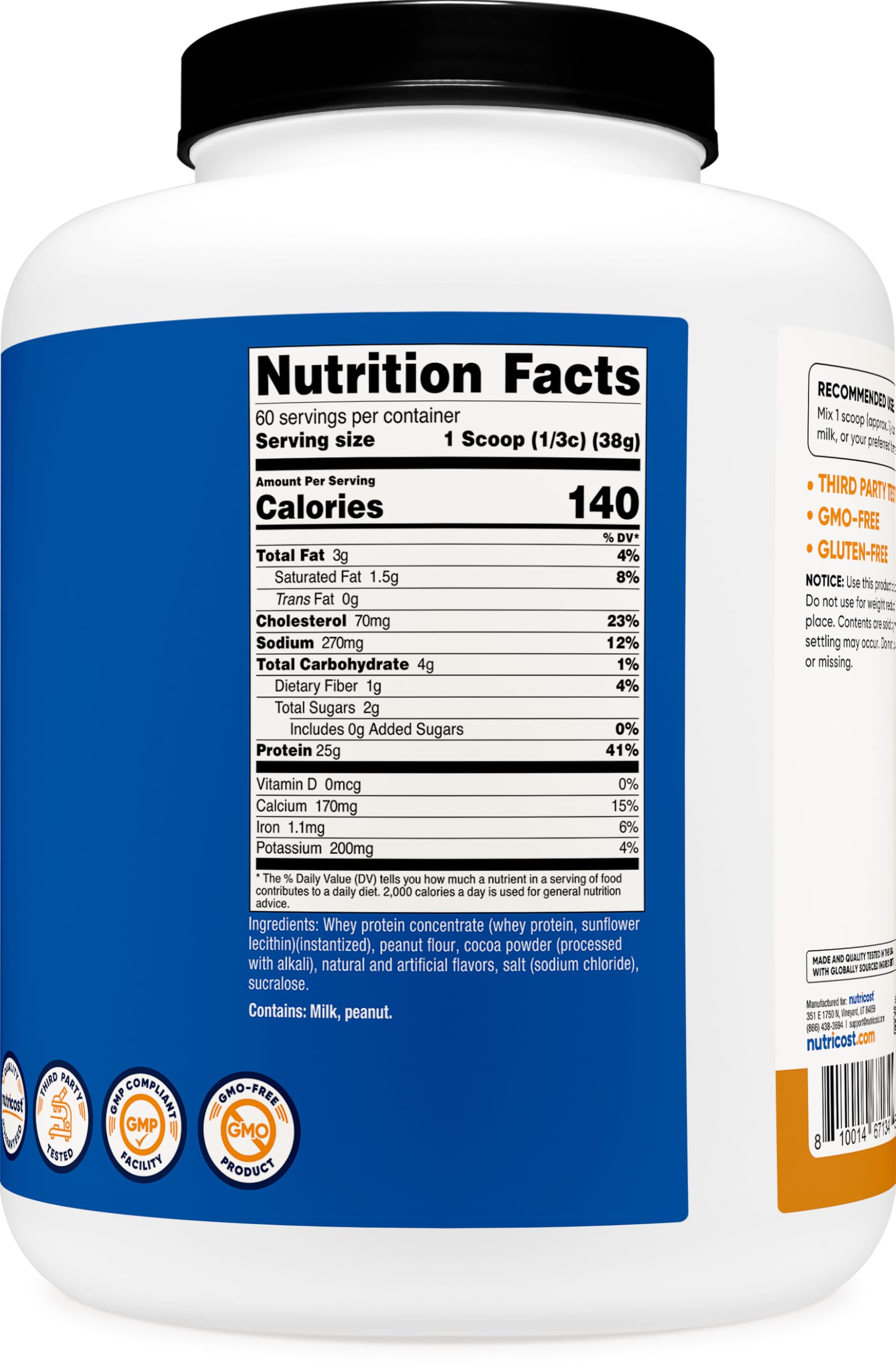 Nutricost concentré whey ambiance-salle-sport, soutien quotidien à l'effort.