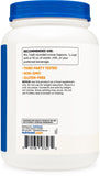 Nutricost Whey Protein Concentrate non aromatisée sans gluten et sans OGM.