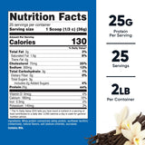 Nutricost Whey Protein Concentrate Vanille – shake prêt dans un verre avec goût vanillé.
