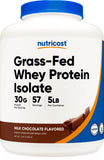 Nutricost isolat whey chocolat, bouteille avec goût riche et protéine rapide à mélanger