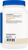 Nutricost Isolat Protéine de Lactosérum Emballage — emballage sûr et informations nutritionnelles claires.