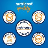 Nutricost Isolat Protéine de Lactosérum Mélange eau — préparation rapide et nutritive.