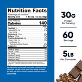 Nutricost Whey Protein Isolate Mocha, cap du pot, fermeture étanche pour conserver le goût.