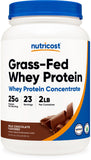 Nutricost Whey Protéine lait chocolat bouteille, parfaite pour un shake post-entraînement.