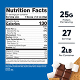 Nutricost protéine Smores pot: emballage pratique et dosage précis.