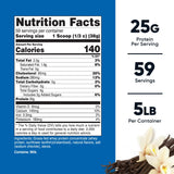 Nutricost whey non denaturee vanille, poudre prête à mélanger.