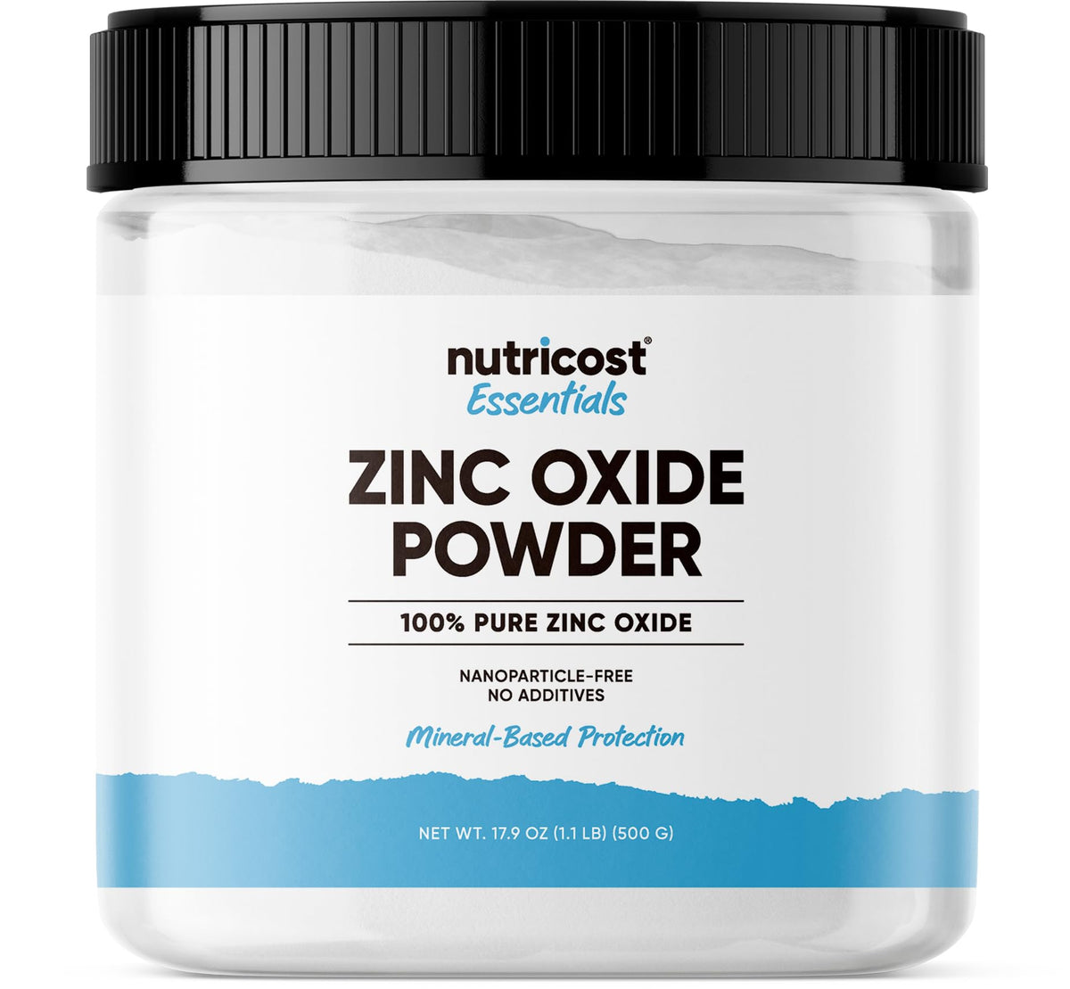 Nutricost Zinc Oxide Poudre 500 g dans le pot — pureté et qualité pour formulations maison