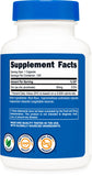 Nutricost Zinc Picolinate : conditionnement sans gluten, pratique et sûr pour la routine.