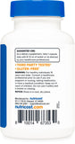 Nutricost Zinc Picolinate : fiche-produit détaillée montrant la composition et les valeurs.