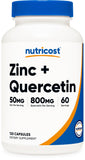 Nutricost zinc quercétine: bouteille prête à l'emploi pour usage quotidien végan