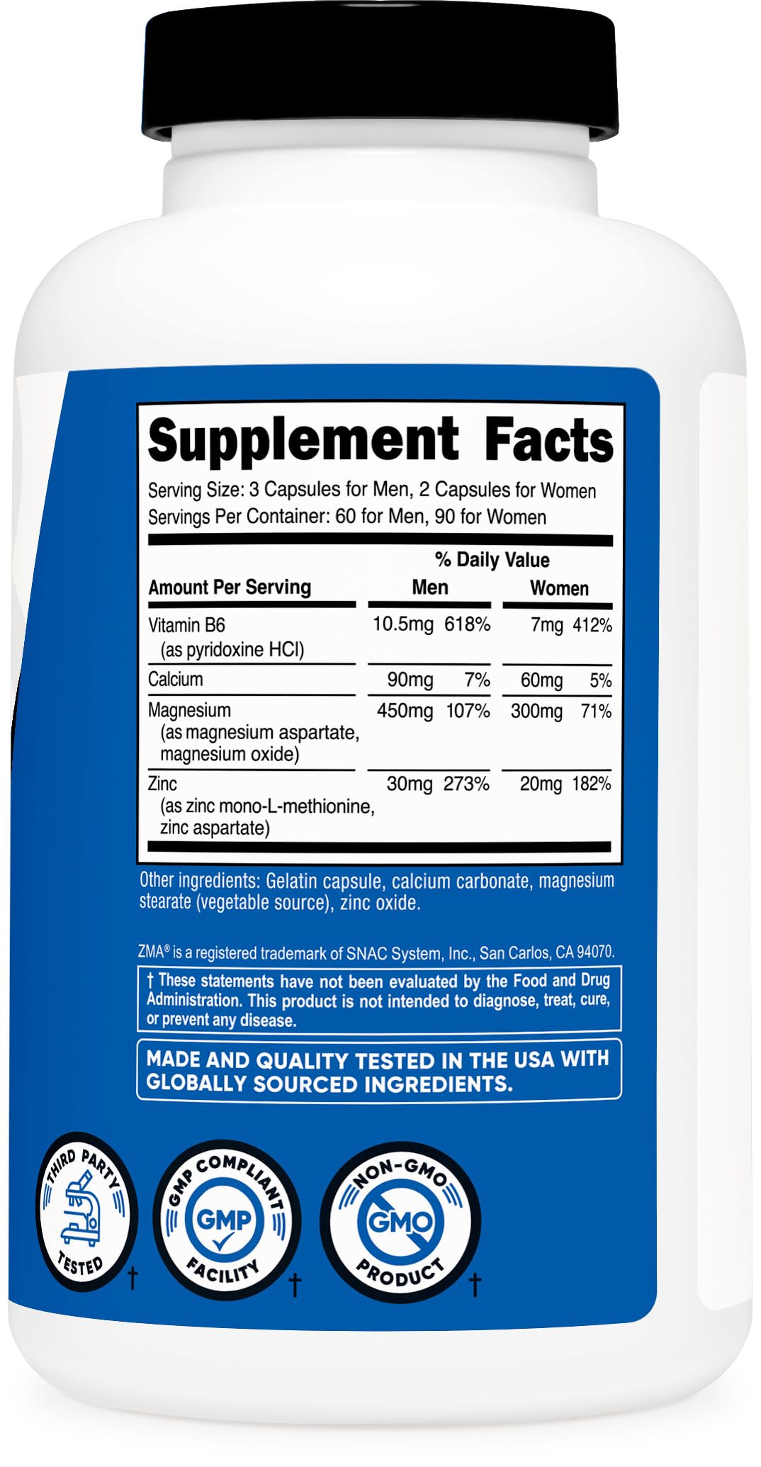 Nutricost ZMA – scène d'entraînement pour illustrer l'utilisation en sport.